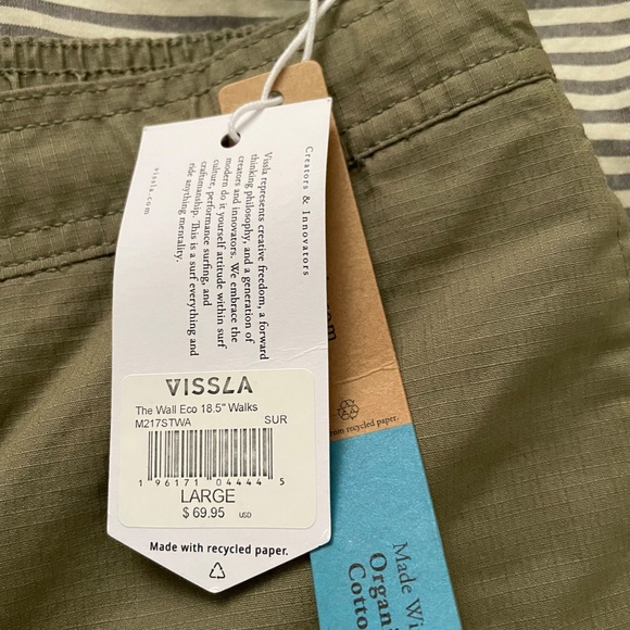 VISSLA Shorts - The Wall Eco 18.5" Walkshort - Large - Picture 4 of 4